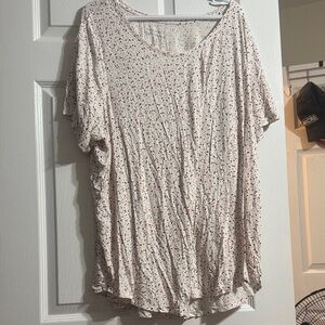 Penningtons Cream Speckled Short Sleeve Tee